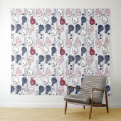 tapisserieën van het Cute Fish Pattern Wandkleed (In Situ (horizontaal))