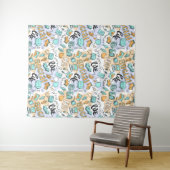 tapisserieën van het sociale mediatroon wandkleed (In Situ (horizontaal))