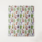 tapisserieën van Salad Pattern Wandkleed (Voorkant)