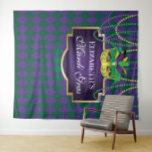 Tapiz Carnival Mardi Gras Backdrop banner party Wandkleed (In Situ (horizontaal))