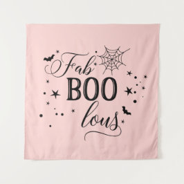 Tapiz FabBOOlous Halloween pink Backdrop party  Wandkleed