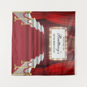 Tapiz Show Rode Tapijt Verjaardag Achtergrond bann Wandkleed (Voorkant (horizontaal))