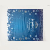 Tapiz Snow Princess Winter Sweet 16 Backdrop Wandkleed (Voorkant (horizontaal))