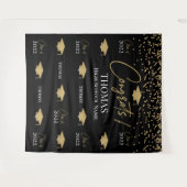 Tapiz Step and repeat Graduation Backdrop banner Wandkleed (Voorkant (horizontaal))