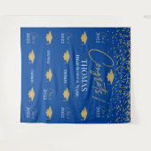 Tapiz Step and repeat Graduation Backdrop banner Wandkleed (Voorkant (horizontaal))