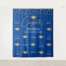 Tapiz Step and repeat Graduation Backdrop banner