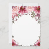 Tapot Macaron String Lights Floral Vrijgezellenfee Kaart (Achterkant)