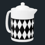 Tapot zwarte diamanten theepot<br><div class="desc">Teapot zwarte diamanten.</div>