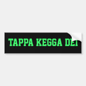 TAPPA KEGGA DEI-bumpersticker Bumpersticker (Voorkant)