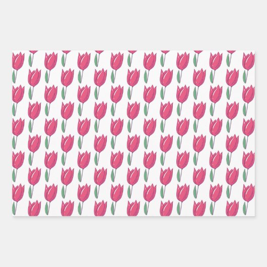  tappapierset van 3 inpakpapier vel (Voorkant)