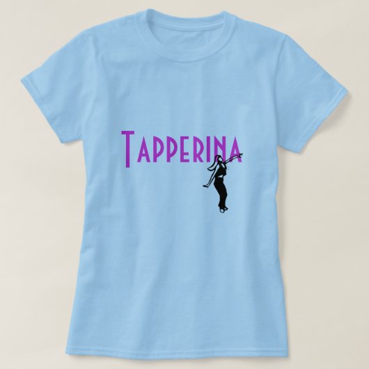 Tapperina T-shirt (warm roze) (Design voorkant)
