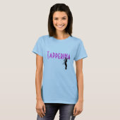Tapperina T-shirt (warm roze) (Voorkant volledig)