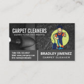 Tappijt Reiniger Man | Stofzuigen | Kleed Visitekaartje (Voorkant)