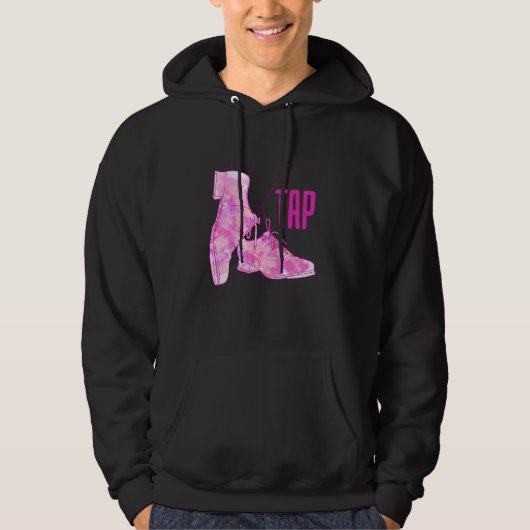 Tapping Rhythmic Foot Stomping Tapper Tap Dance Hoodie (Voorkant)