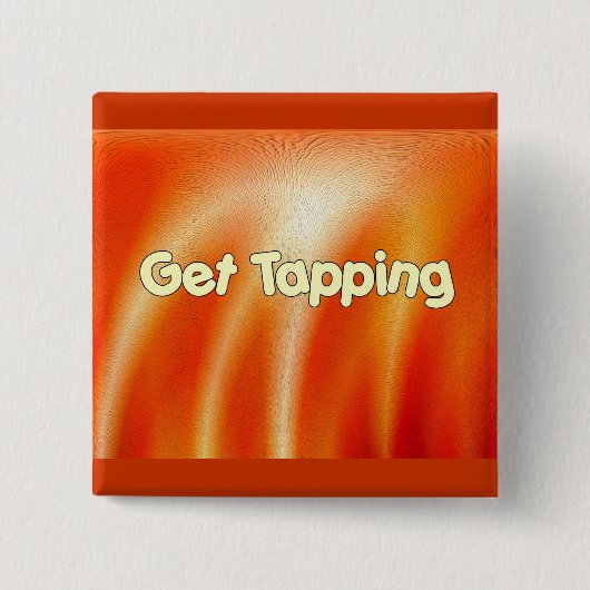 Tapping - Tap-dansen Vierkante Button 5,1 Cm (Voorkant)