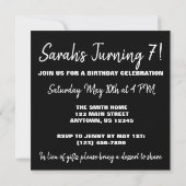 'Tappy' Happy Birthday Bday Tap Dance Shoe Party Kaart (Achterkant)