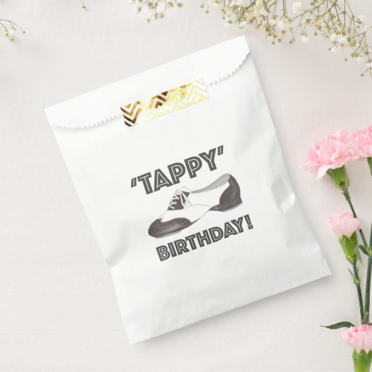 Tappy Happy Birthday Bday Tap Dance Tapdans Shoe Bedankzakje (Gezegeld)