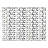 Tappy Happy Birthday Bday Tap Dance Tapdans Shoe Tafelkleed (Voorkant (Horizontaal))