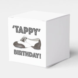 Tappy Happy Birthday Dance Teacher Tap Shoe Bedankdoosjes