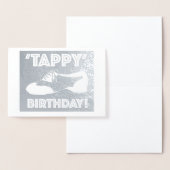 Tappy Happy Birthday daner Tap Shoe Dancer Folie Kaarten (Display)
