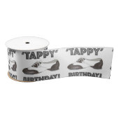 Tappy Happy Birthday daner Tap Shoe Dancer Satijnen Lint (Spoel)