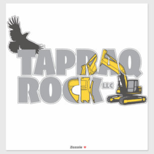 Tapraq Rock Logo Stickers