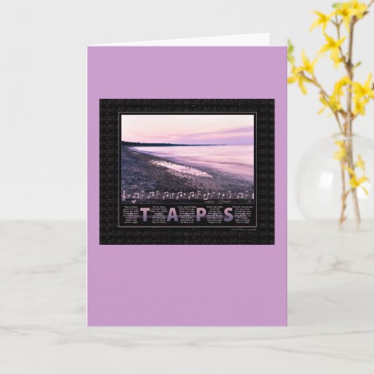 Taps Memorial Kaart (Gele Bloem)