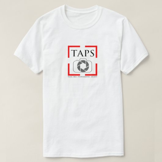 TAPS Tulsa Area Photographic Society T-Shirt (Design voorkant)