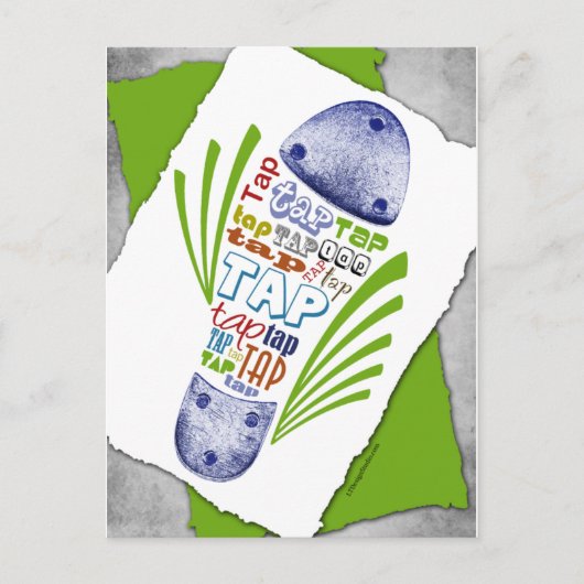 Tapschoen - Briefkaart (Voorkant)