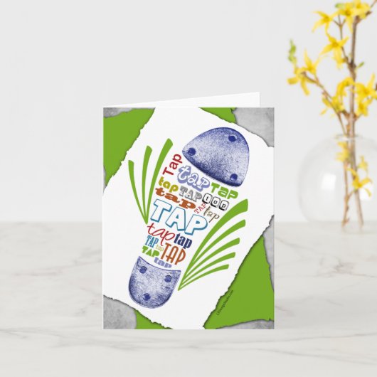 Tapschoen - Kaart (Gele Bloem)