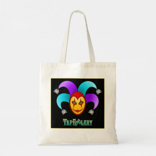 TapTas van de olierij - aqua op zwarte doos Tote Bag