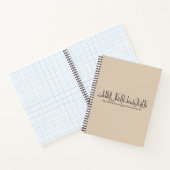 Taqabbal Allahu Minna Wa Minkum Arabic Calligraphy Notitieboek (Binnen)