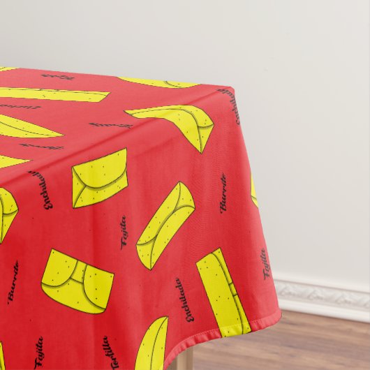 Taqueria Burritos, Enchiladas, Tortillas, Fajitas Tafelkleed (Voorbeeld)