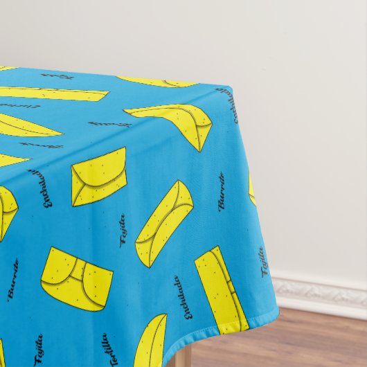 Taqueria Burritos, Enchiladas, Tortillas, Fajitas  Tafelkleed (Voorbeeld)