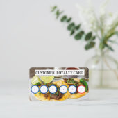 TAQUERIA - KAART KLANTENBINDING VISITEKAARTJE (Staand voorkant)