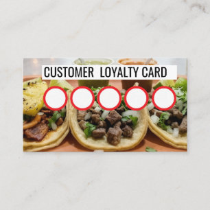 TAQUERIA - KLANTENLOYALITEITSKAART VISITEKAARTJE