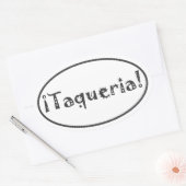 taqueria ovale sticker (Envelop)