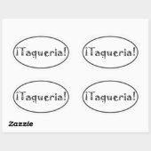 taqueria ovale sticker (Vel)