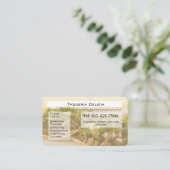 taqueria / restaurant editable card  visitekaartje (Staand voorkant)