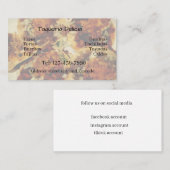 taqueria / restaurant editable card  visitekaartje (Voorkant / Achterkant)