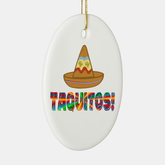 Taquito Love Keramisch Ornament (Rechts)