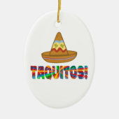 Taquito Love Keramisch Ornament (Voorkant)