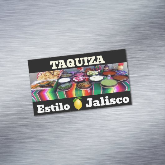 taquiza estilo jalisco magnetisch visitekaartje (Voorbeeld)