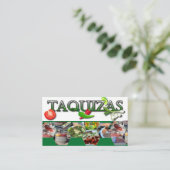 Taquizas Calling Card Contactkaartje (Staand voorkant)