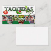 Taquizas Calling Card Contactkaartje (Voorkant / Achterkant)