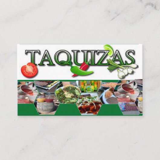 Taquizas Calling Card Contactkaartje (Voorkant)