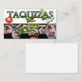 Taquizas Calling Card Contactkaartje (Voorkant / Achterkant)