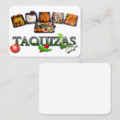 Taquizas Contactkaartje (Voorkant / Achterkant)