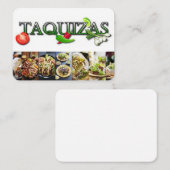 Taquizas Contactkaartje (Voorkant / Achterkant)