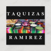 taquizas Ramirez Vierkante Visitekaartje (Voorkant)